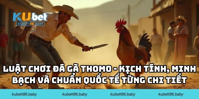 Luật chơi đá gà thomo - Kịch tính, minh bạch và chuẩn quốc tế từng chi tiết